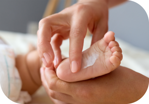 crema para la piel del bebé