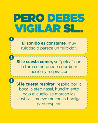 signos de alarma con mocos en bebés