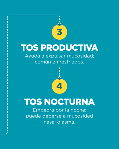 tos productiva y tos nocturna en bebés