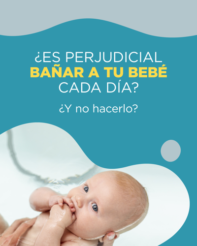 se puede bañar a un bebé cada día?