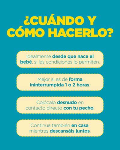 cuándo y cómo hacer piel con piel